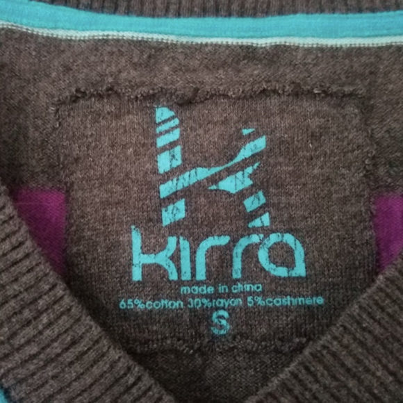 Striped V Neck Sweater - Picture 3 of 4